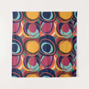 Natural Form Seamless: Abstract Circle Beauty. Tapestry