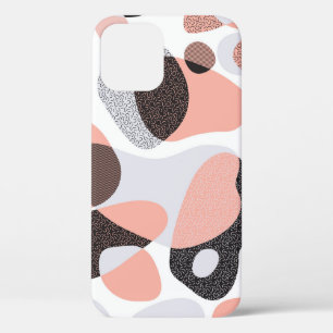 Natural Forms: Geometric Seamless Texture. iPhone 12 Case
