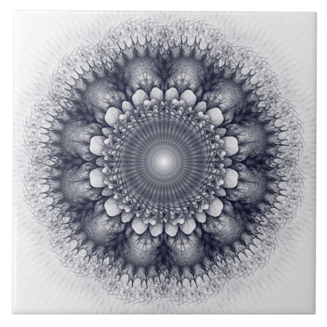 Natural fractal ornament tile (Front)