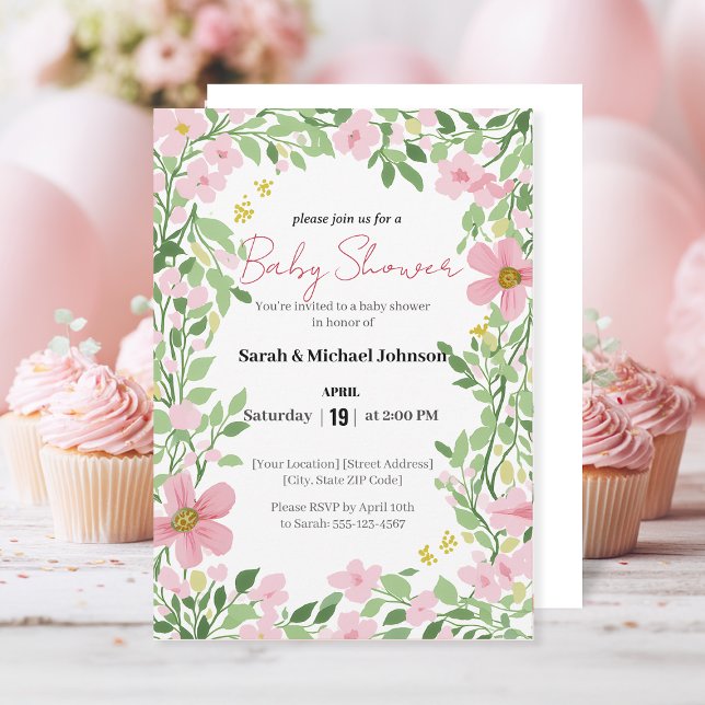 Natural Garden Baby Shower Invitation (Creator Uploaded)