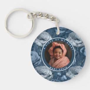 Natural Gifts For Dad Photo Ranunculus Key Ring