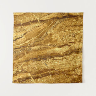 Natural gold marble tiles pattern tapestry