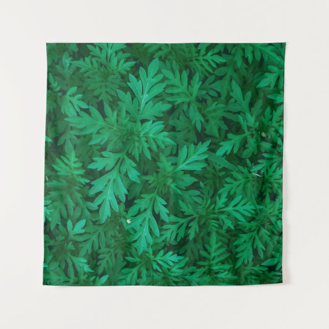 Natural green background from green leaves abstrac tapestry (Front)