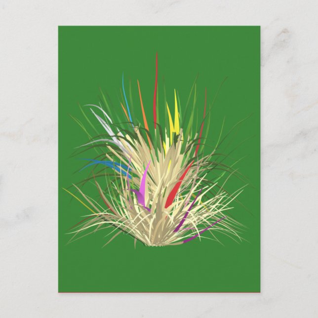 Natural green with a nature look postcard (Front)