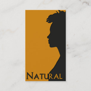 Natural Hair businesscard Business Card