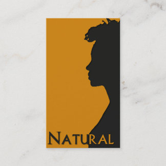 Natural Hair businesscard Business Card