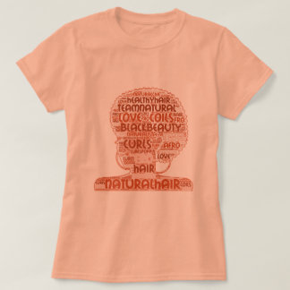 Natural Hair WordCloud T-Shirt