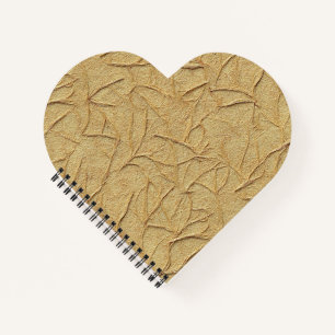 Natural Handmade Paper Texture in Warm Beige Notebook