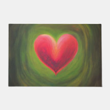 Natural Heart Doormat