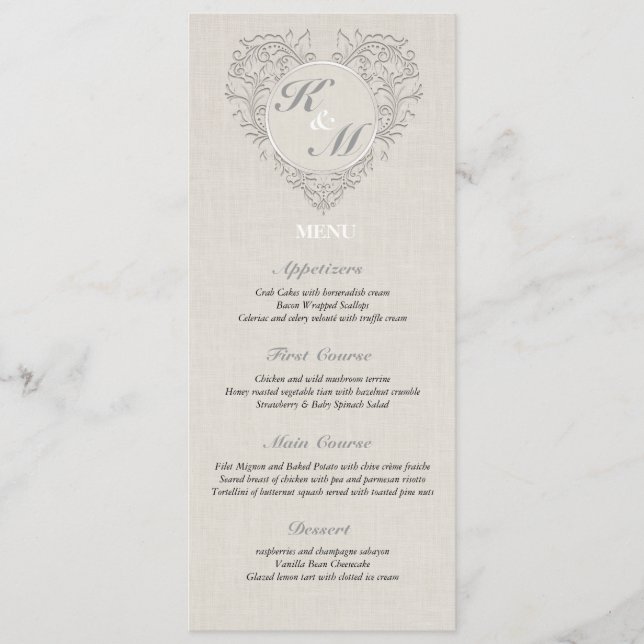 Natural HeartyChic Menu (Front)