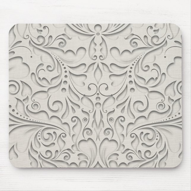 Natural HeartyChic Mouse Mat (Front)