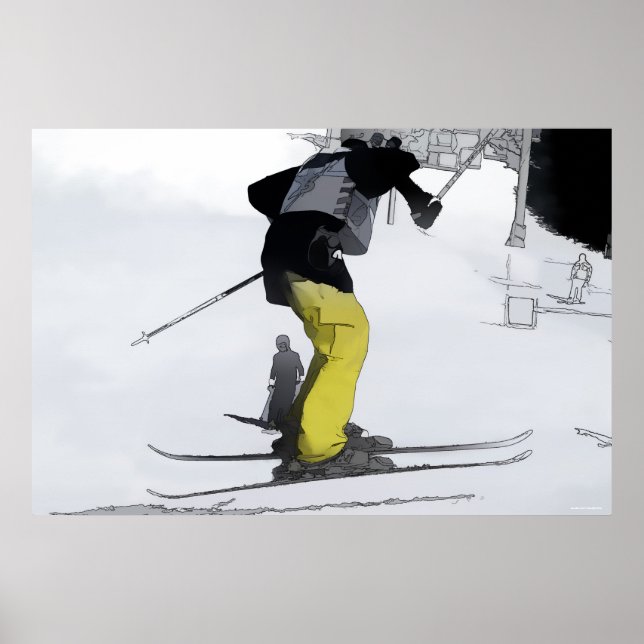 Natural High - Ski Jump Landing Poster (Front)