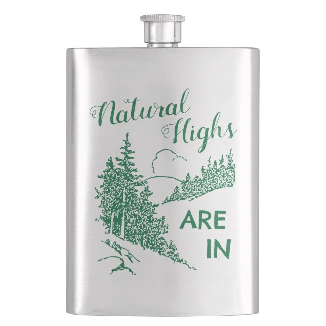 Natural Highs Are In Hip Flask (Front)