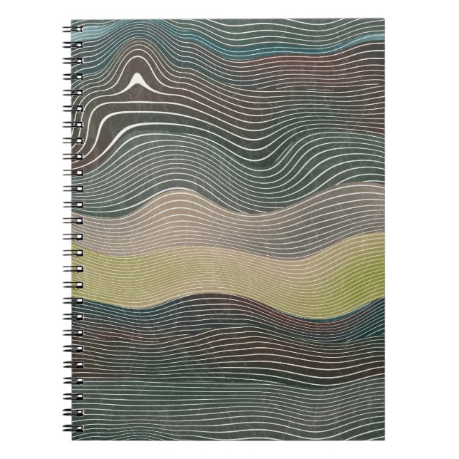 Natural Hills: Landscape Pattern Notebook (Front)
