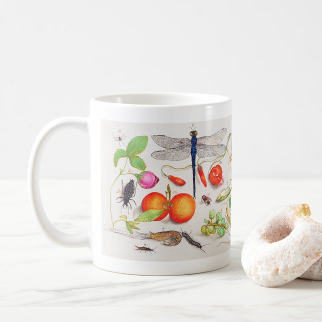 Natural History Ensemble,# 7 by Anselmus de Boodt Coffee Mug (With Donut)