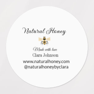 natural honey homemade honeybee honeycomb add name