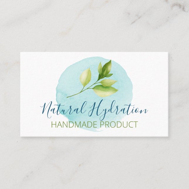 Natural Hydrating Handmade Soap Scrub Body Butter Business Card (Front)