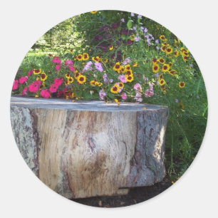 Natural Landscape Classic Round Sticker