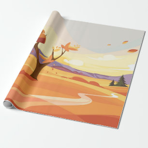 Natural landscape Wrapping Paper