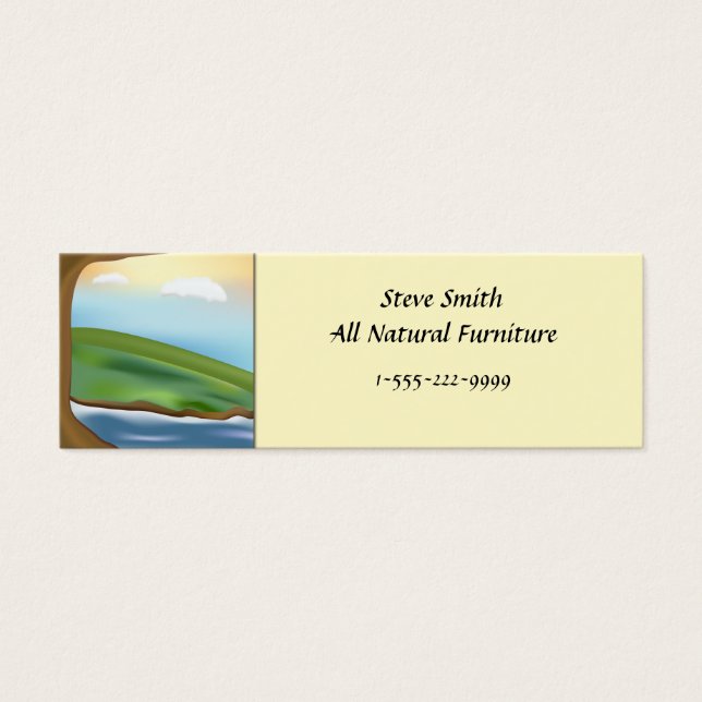 Natural Landscapes Profile Card (Front)
