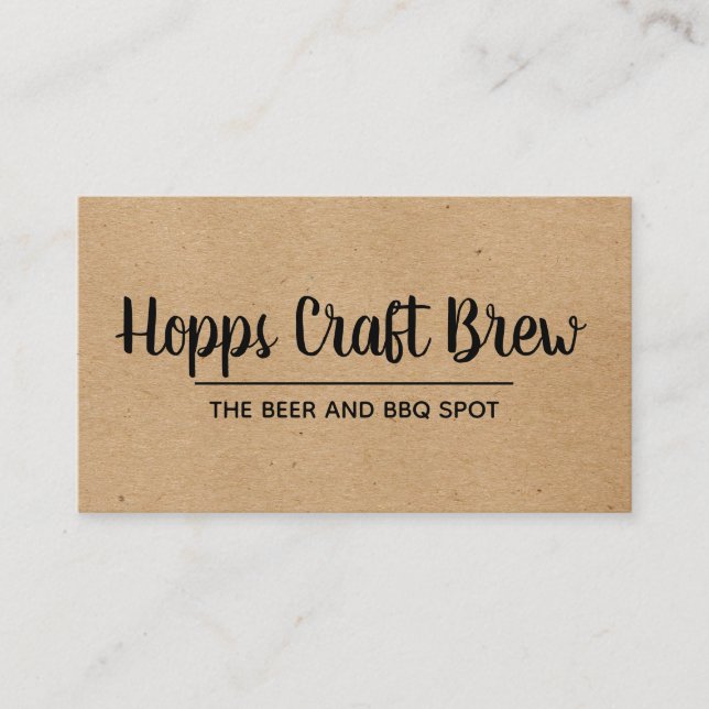 Natural | Layout Business Card (Front)