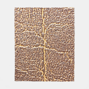 Natural leather book cover texture abstract, aged, fleece blanket