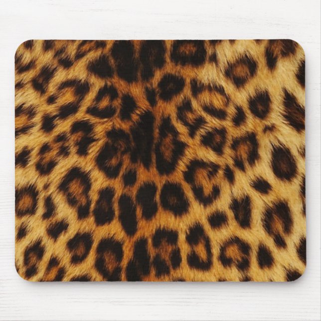 Natural Leopard Spots Mouse Mat (Front)