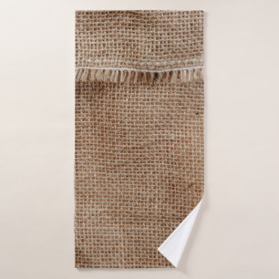 Natural line texture backgroundcoffee, sack, abstr bath towel