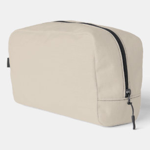 Natural Linen Solid Colour Dopp Kit