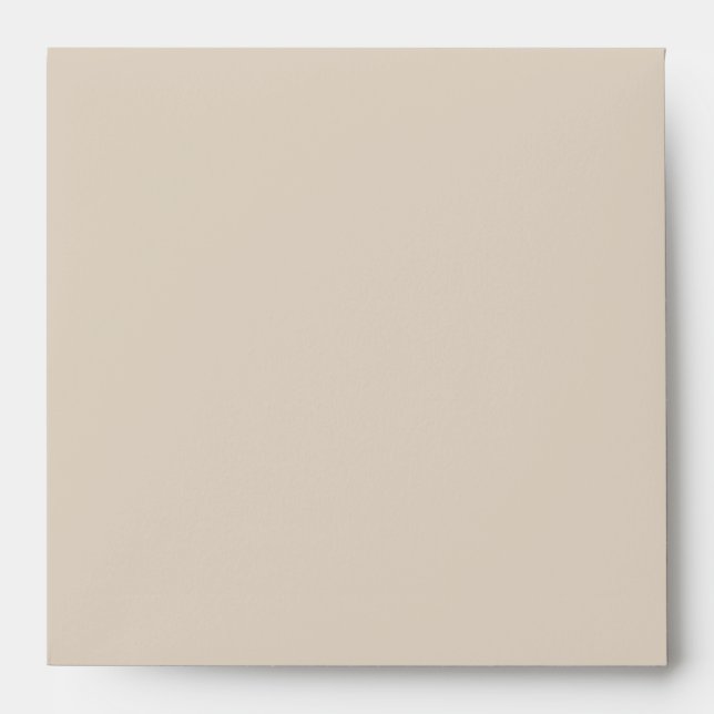 Natural Linen Solid Colour Envelope (Front)