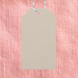 Natural Linen Solid Colour Gift Tags