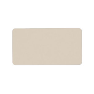 Natural Linen Solid Colour Label