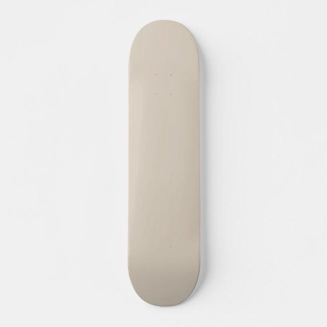 Natural Linen Solid Colour Skateboard (Front)