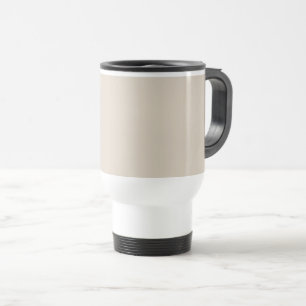 Natural Linen Solid Colour Travel Mug