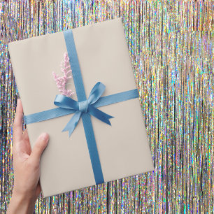 Natural Linen Solid Colour Wrapping Paper