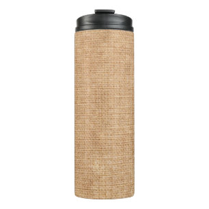Natural linen texture as backgroundbagging, beige, thermal tumbler