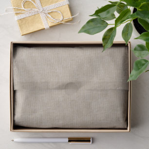 Natural Linen Texture Fabric Tissue Paper