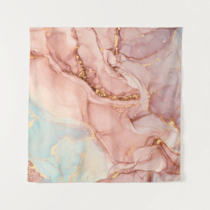 Natural luxury abstract fluid art painting in alco tapestry