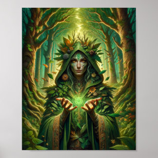 natural magician: connection to the earth poster