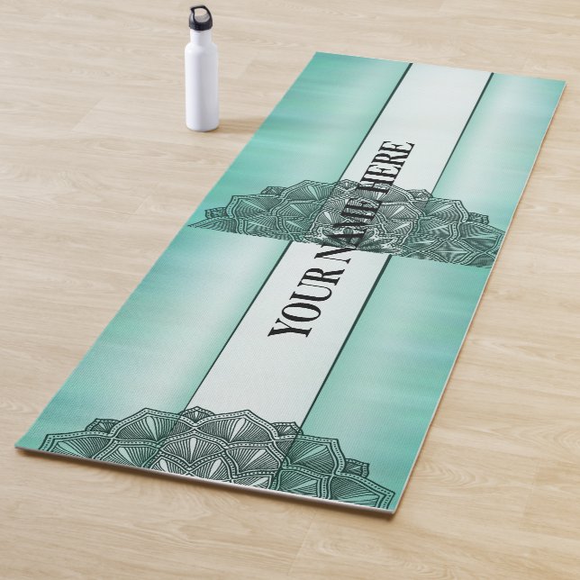 Natural Mandala Floral Yoga Mat (In Situ)