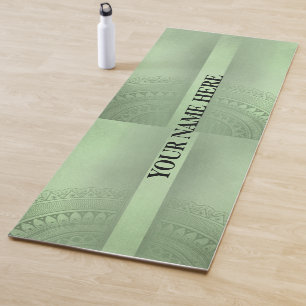 Natural Mandala Floral Yoga Mat