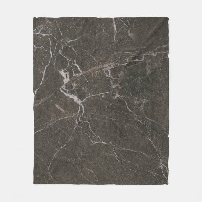 Natural Marble Texture Background, Natural Italian Fleece Blanket (Front)