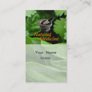 Natural Medicine Business Card