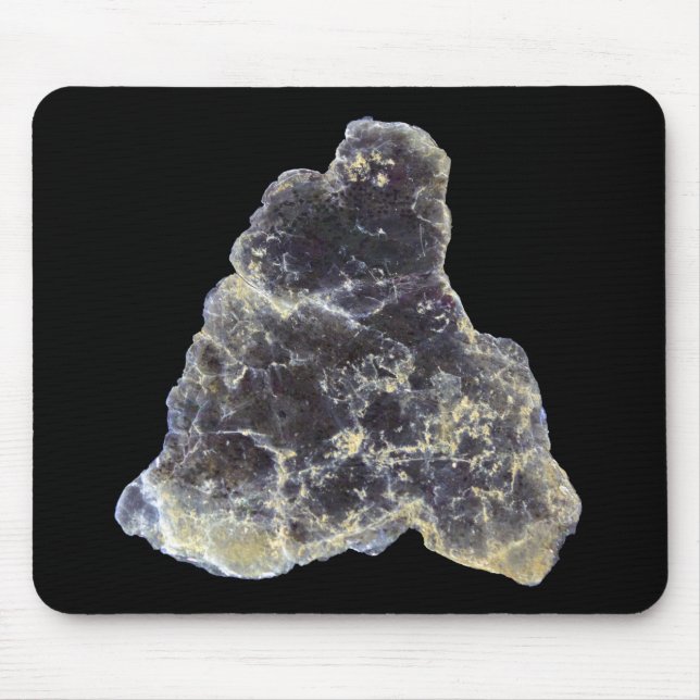 Natural Muscovite Mica Mineral Rock Photography Mouse Mat (Front)
