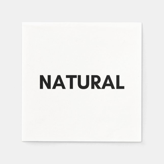 natural napkin (Front)