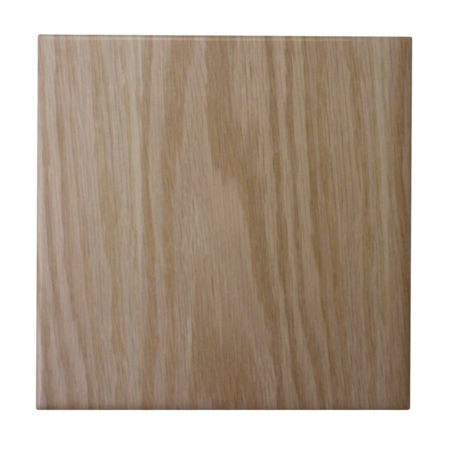 Natural Oak (Photo print of) Tile (Front)