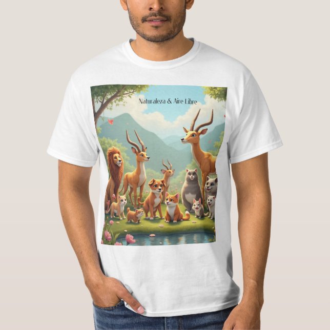 Natural Order: Wild Escapes Collection in 4 T-Shirt (Front)