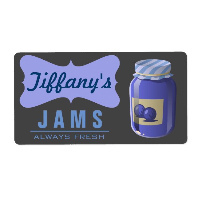Natural Organic | Blueberry Jam | Handmade Jams (Front)