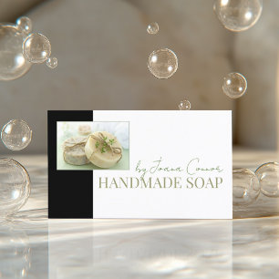 Natural Organic Handmade Soap Production Card