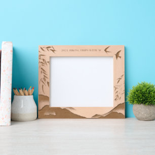 Natural Outdoor Mountain  Etched Frames